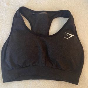 Gymshark vital seamless black sports bra - size small